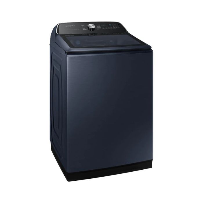 6.2 cu. ft. Top Load Washer  Samsung WA54CG7150ADA4   Capacity  6.2 cubic feet  12 cycles   Freestanding   Stainless Steel tub