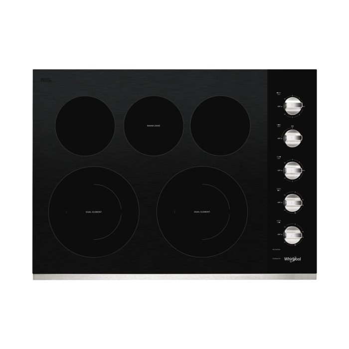Plaque de cuisson Whirlpool WCE77US0HS Vitrocéramique  5 éléments  presenté par Corbeil