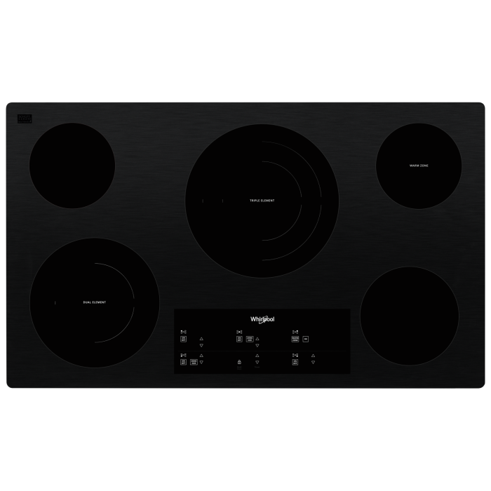 Plaque de cuisson Whirlpool WCE97US6KB 5 éléments  presenté par Corbeil