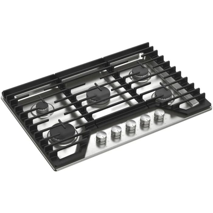 Cooktop Whirlpool WCGK7030PS Gas 5 elements presented by Corbeil