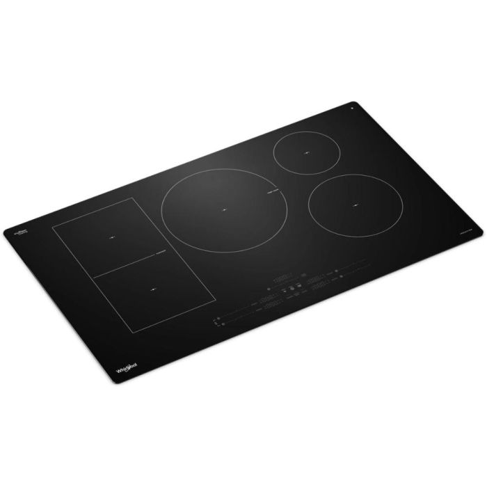 Plaque de cuisson Whirlpool WCIT7536SB avec ventilation intégrée   Vitrocéramique 5 éléments