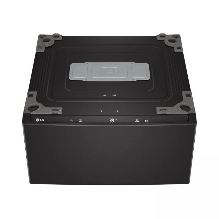 Pedestal  Washer LG WD300CB in Black showcased by Corbeil Appliances