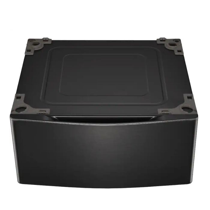 Laundry Pedestal Storage Drawer LG WDP5B in Black showcased by Corbeil Appliances