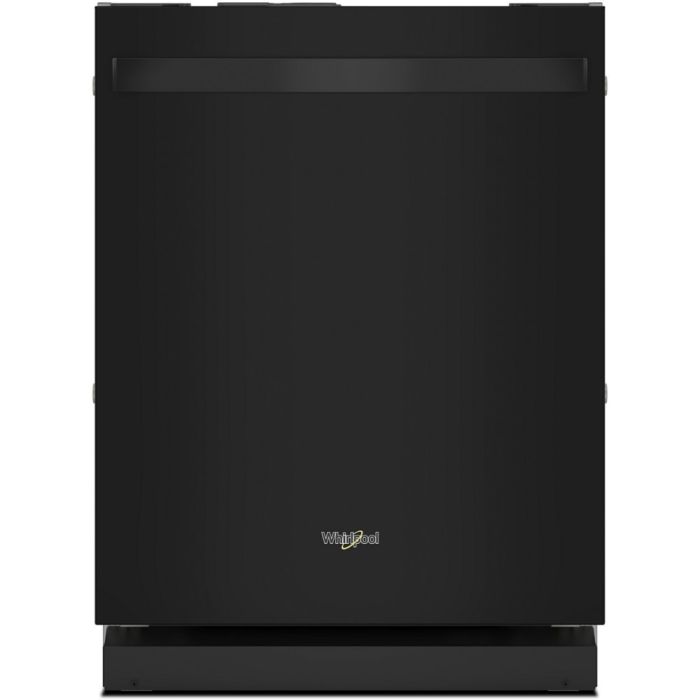23.5625 In. 44 dB Dishwasher Whirlpool WDT550SAPB width 24 inches  44 Decibels  5 cycles  Built-in