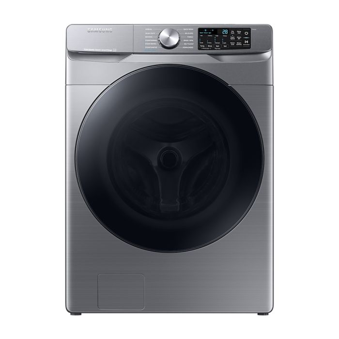 5.2 cu. ft. Front load Washer  Samsung WF45B6300AP   Capacity  5.2 cubic feet  12 cycles   Stackable   Stainless Steel tub