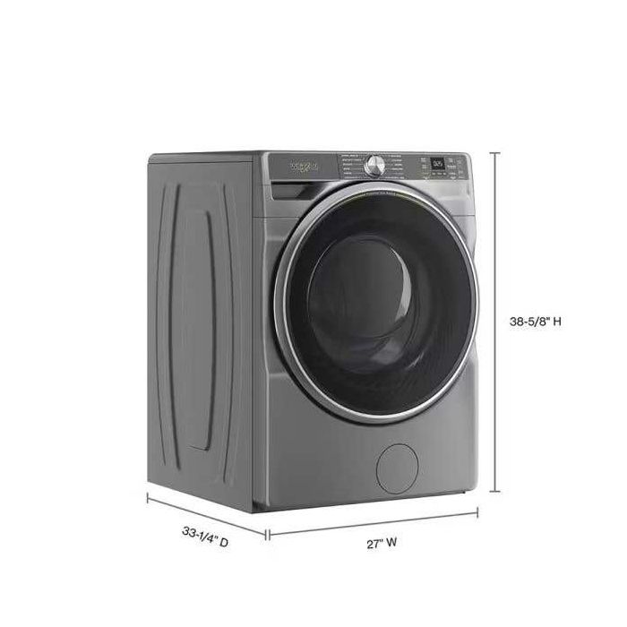 Laveuse Whirlpool Chargement frontal WFW6720RR 5.8 pi. cu.   Capacité 5.8 pieds cubes  12 cycles   Autoportant   cuve Acier Inoxydable