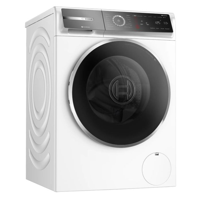 Laveuse Bosch Chargement frontal WGB24600UC 2.4 pi. cu.   Capacité 2.4 pieds cubes  14 cycles   Superposable   cuve Acier Inoxydable