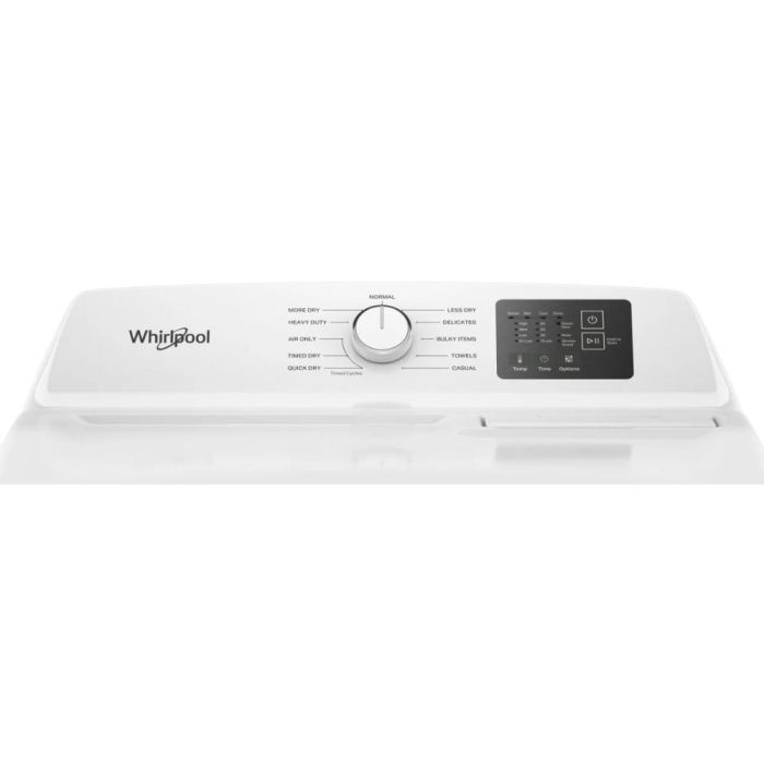 Dryer Whirlpool WGD4105SW 7 cu. ft. in White  Capacity 7 cubic feet Cycles 11   Freestanding  Drying system Ventilated