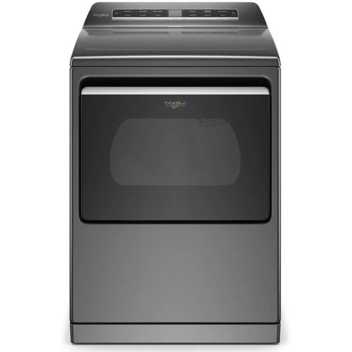 Sécheuse Whirlpool WGD8127LC 7.4 pi. cu.   Capacité  7.4 pieds cubes  Cycles 36   Autoportant   Système de séchage Ventilé