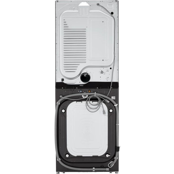 WKGX201HBA100-Lav/sech superposee gaz noir   Capacité 4.5 pieds cubes  largeur 27 pouces