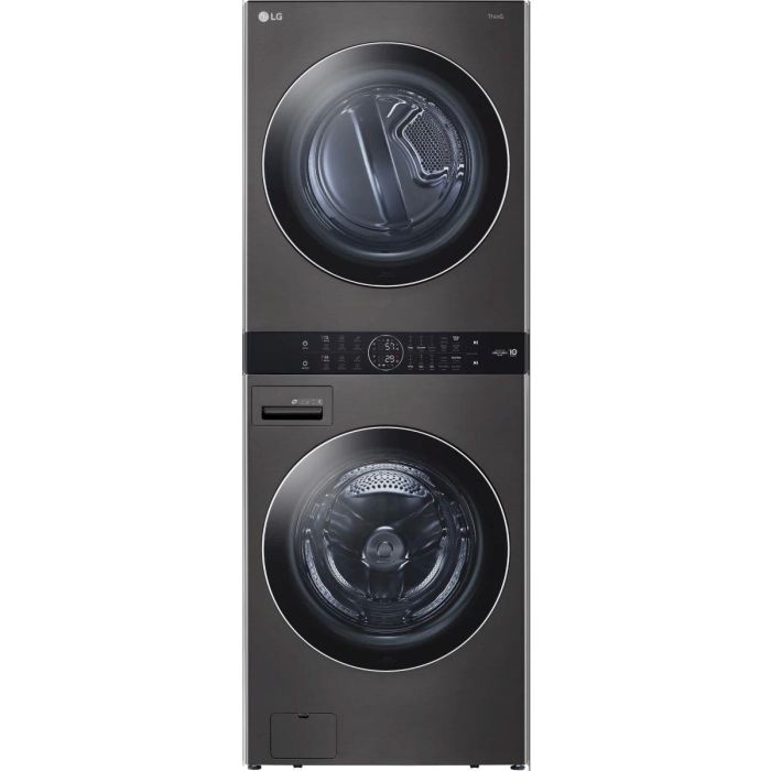 WKGX201HBA100-Gas Wash Tower,Black   Capacity 4.5 cubic feet  width 27 inches