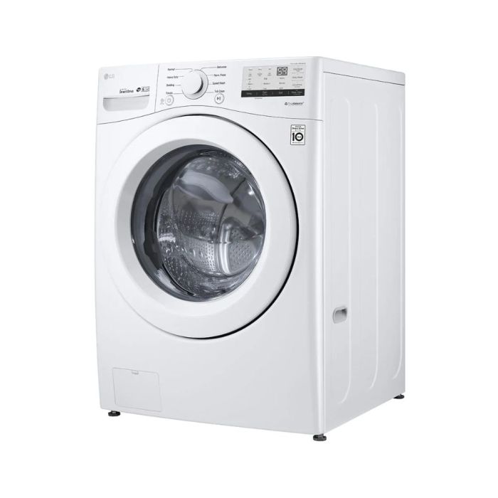 5.2 cu. ft. Front load Washer  LG WM3400CW   Capacity  5.2 cubic feet  8 cycles   Stackable   Stainless Steel tub