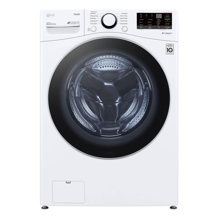 5.2 cu. ft. Front load Washer  LG WM3600HWA   Capacity  5.2 cubic feet  10 cycles   Freestanding   Stainless Steel tub