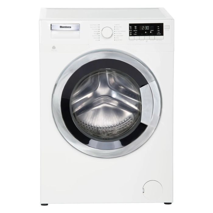 2.5 cu. ft. Front load Washer  Blomberg WM98400SX2   Capacity  2.5 cubic feet  16 cycles   Stackable   Stainless Steel tub