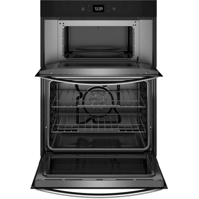 Oven Combo Whirlpool WOEC5027LZ  in Stainless  Oven 1 Steam Self-Clean  width 27