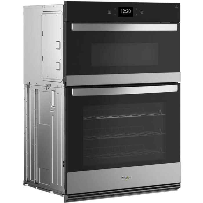 Oven Combo Whirlpool WOEC7027PZ  in Stainless  Wall-mount width 27