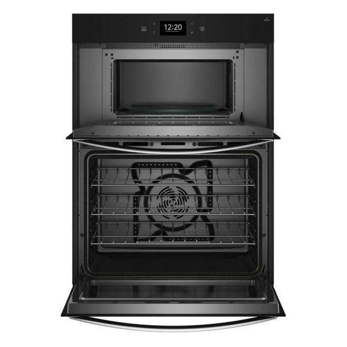 Fours combinés Whirlpool WOEC7030PZ en Inox  Encastrable largeur 29