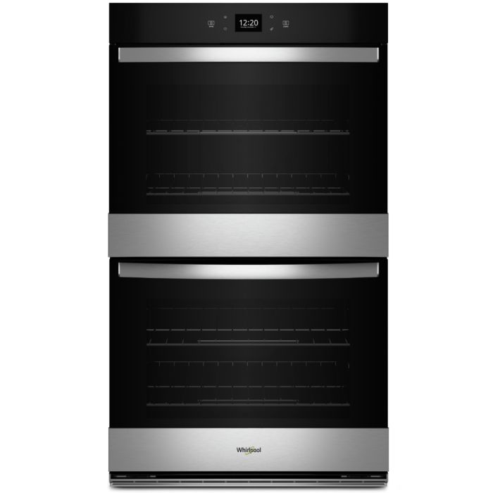 Wall oven  Whirlpool WOED5027LZ Stainless   Capacity  4.3 cubic feet  2800W/2427W Watts  Built-in Width 27 inches
