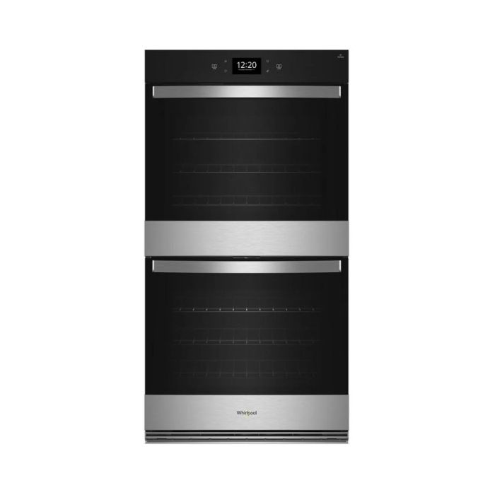 Four mural  Whirlpool WOED7030PZ Inox   Capacité  5 pieds cubes   Encastrable largeur 30 pouces