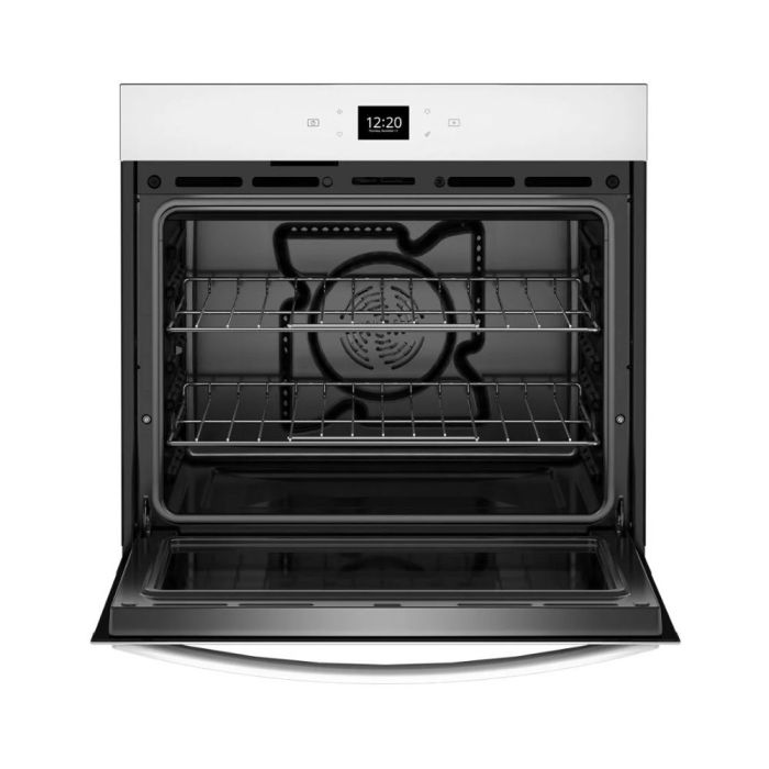 Wall oven  Whirlpool WOES5030LW White   Capacity  5 cubic feet   Built-in Width 30 inches