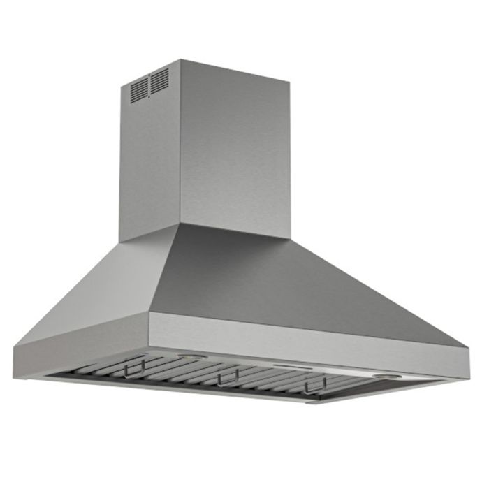 36 In. Chimney Hood  800 Cubic feet per minute Best WPP13612SS Stainless  Wall-mount  800 cubic feet per minute