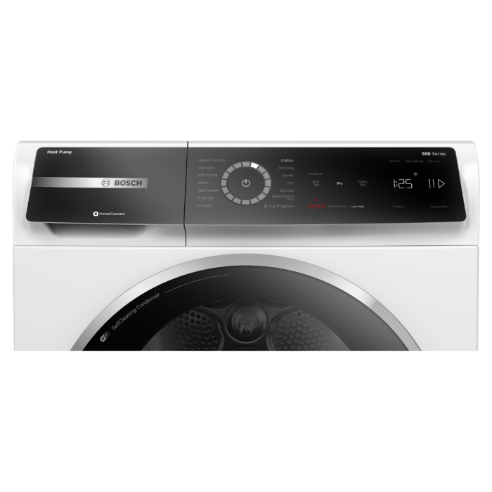 Dryer Bosch WQB245B0UC 4 cu. ft. in White  Capacity 4 cubic feet Cycles 14   Drying system Condensation