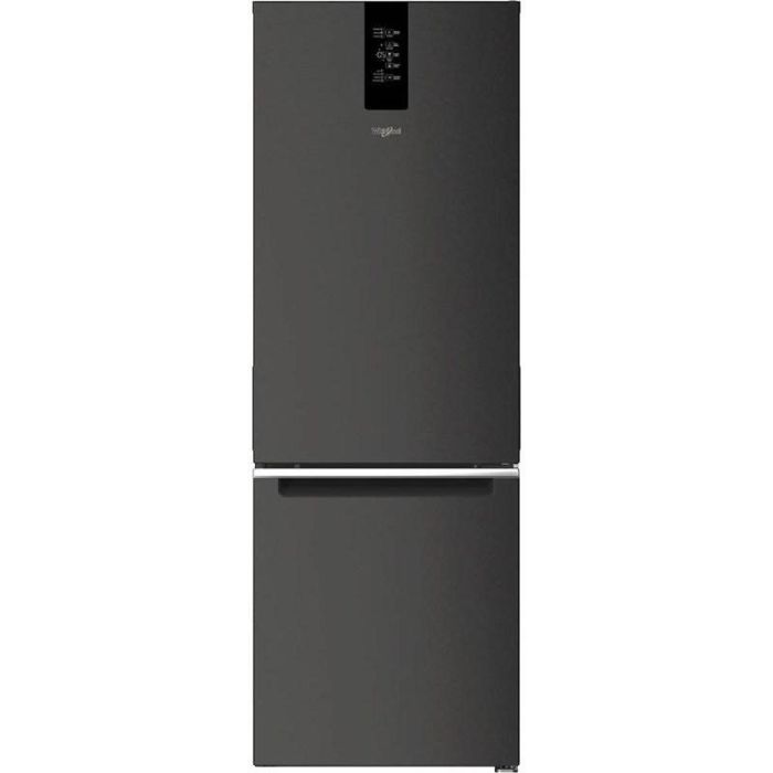Refrigerator Whirlpool WRB543CMJV Black Stainless   Capacity 12.9 cubic feet Bottom Freezer / Door   width 24 inches