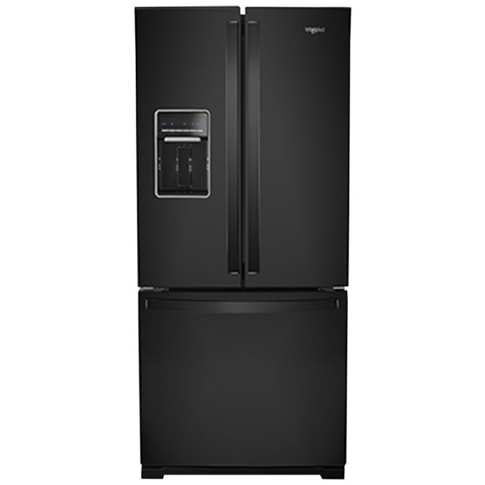 Refrigerator Whirlpool WRF560SEHB Black  Capacity 19.7 cubic feet French Door   width 30 inches