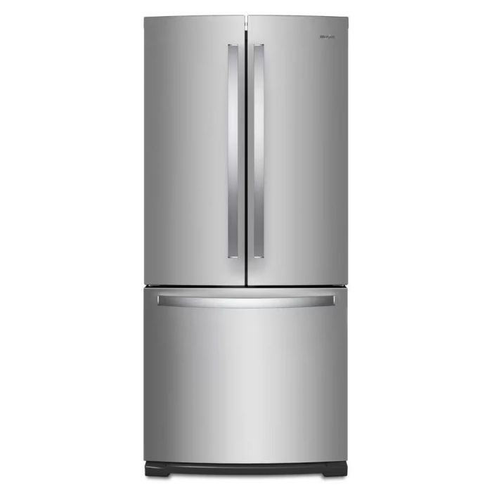 Refrigerator Whirlpool WRF560SFHZ Stainless  Capacity 19.68 cubic feet French Door   width 30 inches