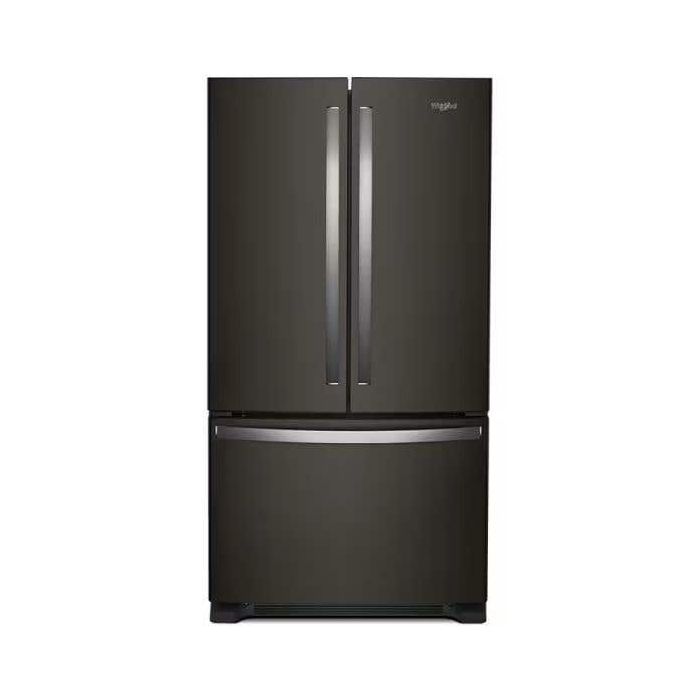 Refrigerator Whirlpool WRFC2036RV Black Stainless   Capacity 20 cubic feet French Door   width 36 inches