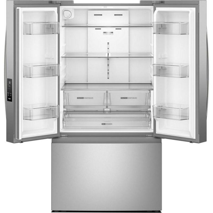 Refrigérateur Whirlpool WRFF3136SZ Inox Portes françaises largeur 36 pouces Capacité 30.52 pieds cubes