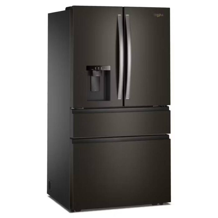 Refrigérateur Whirlpool WRMF3636SV Inox Noir Portes françaises largeur 36 pouces Capacité 28.9 pieds cubes