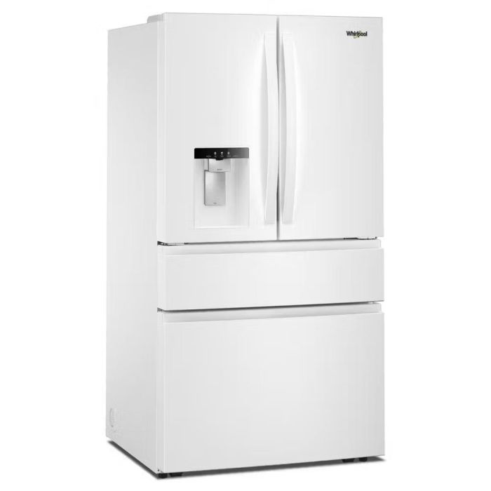 Refrigérateur Whirlpool WRMF3636SW Blanc Portes françaises largeur 36 pouces Capacité 28.9 pieds cubes