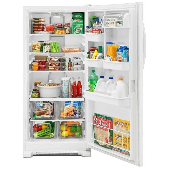 Refrigerator Whirlpool WRR56X18FW White  Capacity 17.78 cubic feet Freezerless   width 31 inches