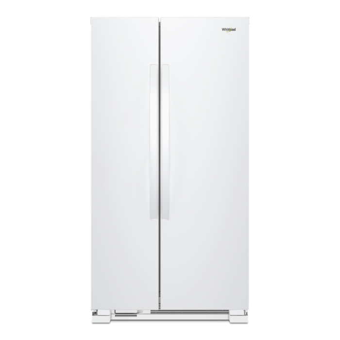 Refrigérateur Whirlpool WRS312SNHW Blanc Côte à côte largeur 33 pouces Capacité 21.55 pieds cubes