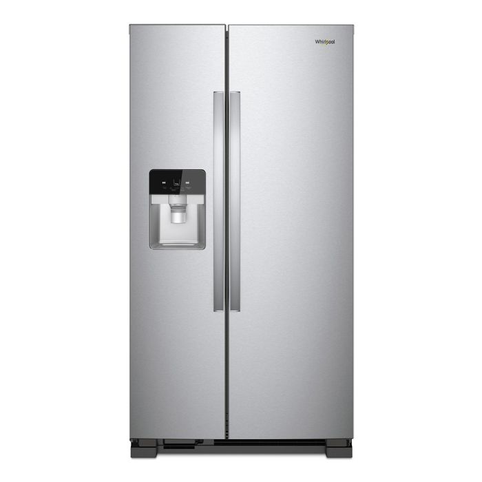 Refrigérateur Whirlpool WRS321SDHZ Inox Côte à côte largeur 33 pouces Capacité 21.4 pieds cubes