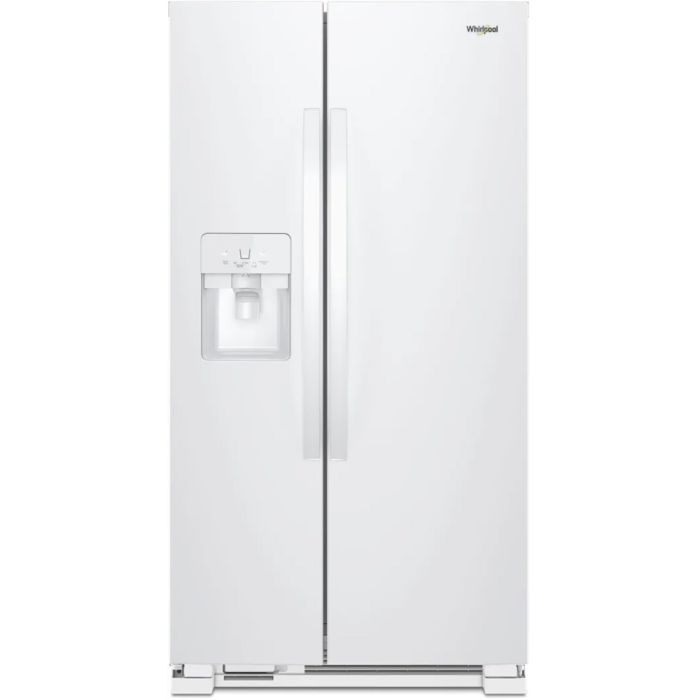 Refrigerator Whirlpool WRS331SDHW White  Capacity 21.4 cubic feet Side by Side   width 33 inches