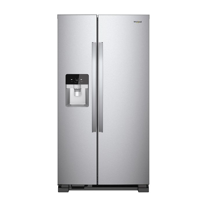 Refrigérateur Whirlpool WRS325SDHZ Inox Côte à côte largeur 36 pouces Capacité 24.55 pieds cubes