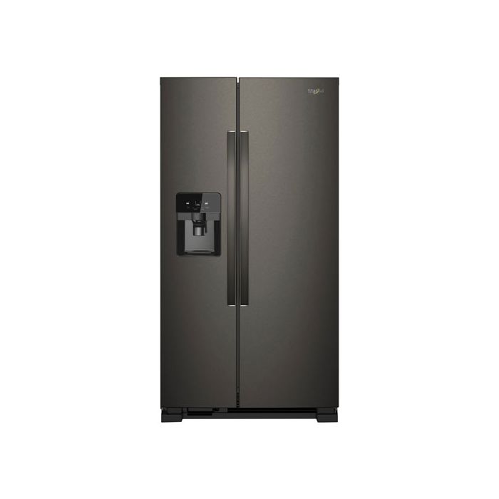 Refrigerator Whirlpool WRS555SIHV Stainless  Capacity 24.51 cubic feet Side by Side   width 36 inches