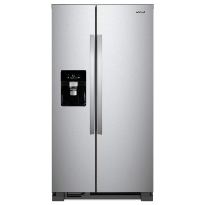 Refrigérateur Whirlpool WRS555SIHZ Inox Côte à côte largeur 36 pouces Capacité 24.51 pieds cubes
