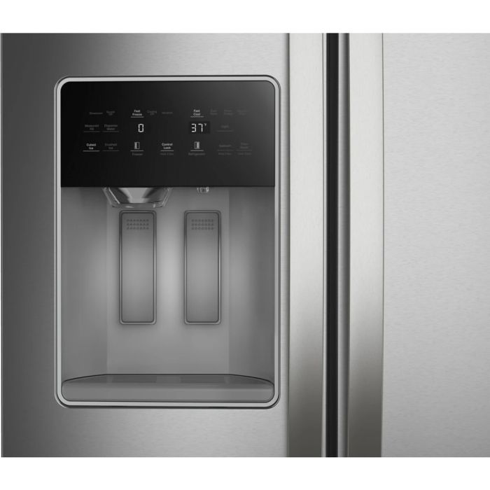 Refrigérateur Whirlpool WRSC6536RZ Inox Côte à côte largeur 36 pouces Capacité 20.85 pieds cubes
