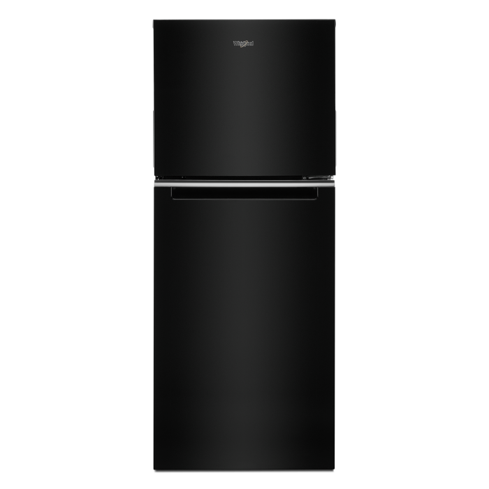 Refrigérateur Whirlpool WRT312CZJB Noir Congélateur en haut largeur 25 pouces Capacité 11.6 pieds cubes
