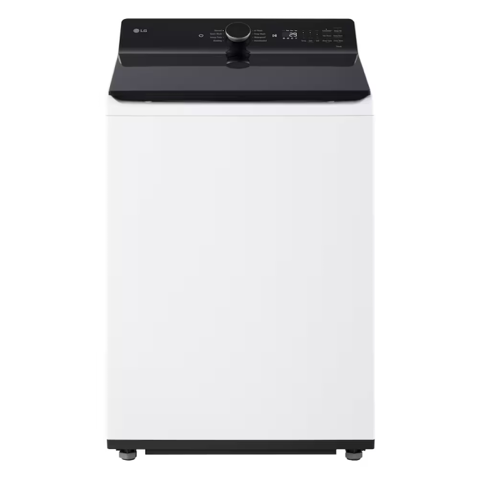 6.1 cu. ft. Top Load Washer  LG WT8405CW   Capacity  6.1 cubic feet  8 cycles   Freestanding   Stainless Steel tub