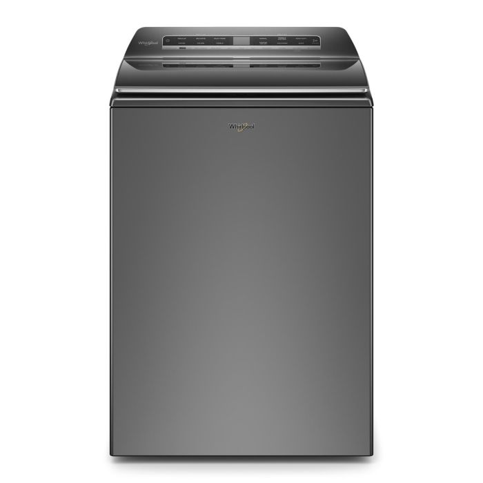 6 cu. ft. Top Load Washer  Whirlpool WTW8127LC   Capacity  6 cubic feet  36 cycles   Freestanding   Stainless Steel tub