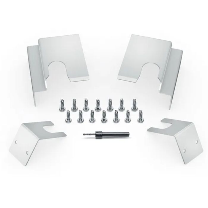 Kit de superposition de buanderie avec supports Bosch WTZSB30UC en Inox présenté par Corbeil Electroménager