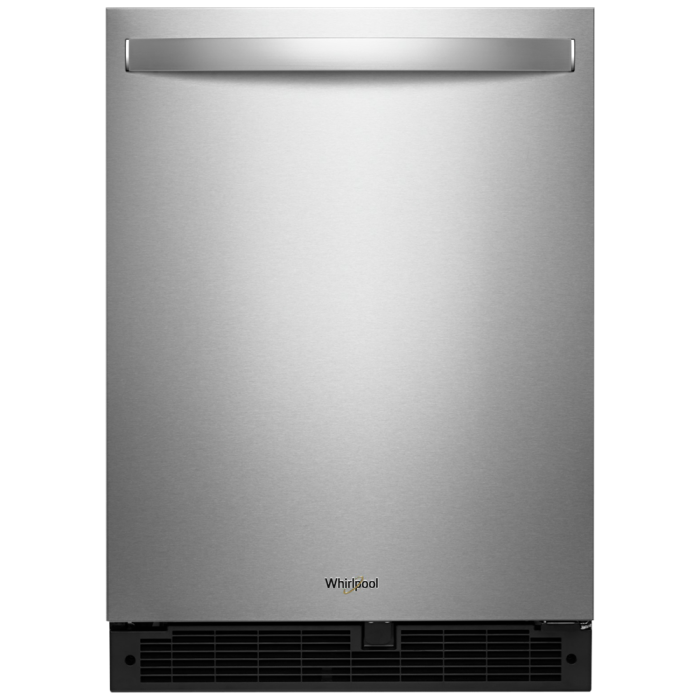 Centre de breuvage Autoportant, 24 po. Whirlpool WUR50X24HZ  Inox    largeur 24 pouces présenté par Corbeil