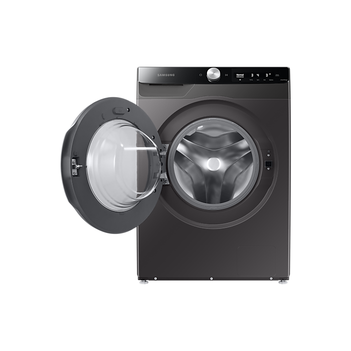 2.5 cu. ft. Front load Washer  Samsung WW25B6900AX   Capacity  2.5 cubic feet  24 cycles   Stackable   Stainless Steel tub