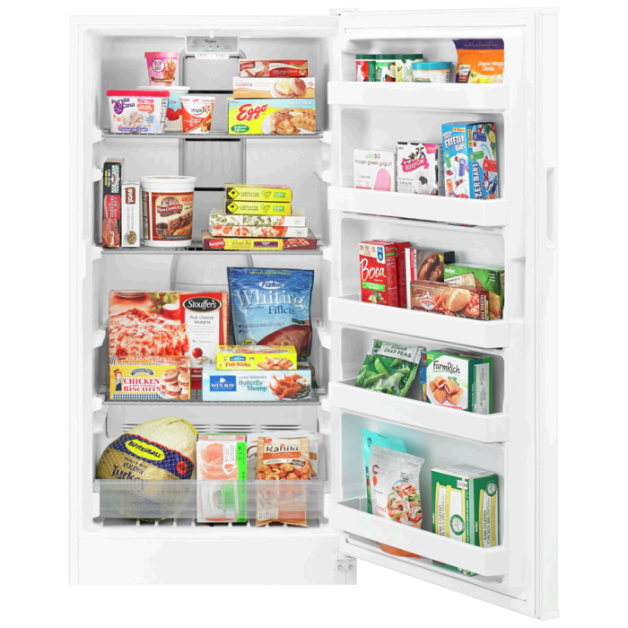 Congélateur Whirlpool WZF34X16DW  Blanc capacité 15.68  pieds cubes Autoportant 31 pouces