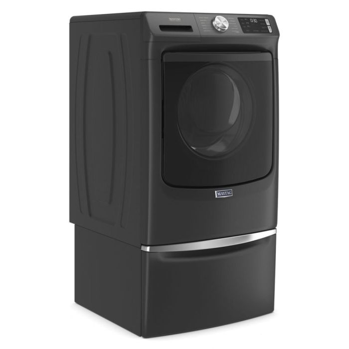 Socles de lavage Maytag XHPC155MBK en Noir présenté par Corbeil Electroménager