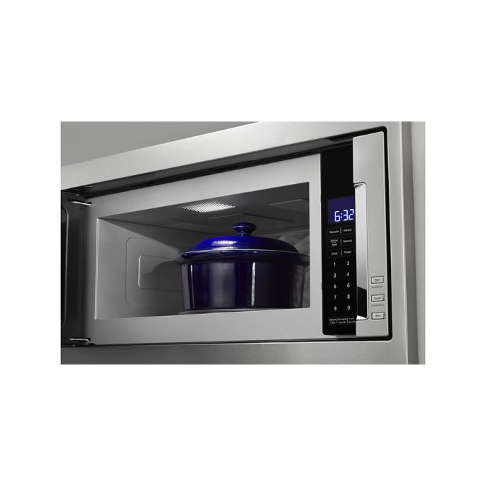 Microwave 900 W 1.1 cu. ft. KitchenAid YKMBT5011KS  Stainless Capacity 1.1 cubic feet  power 900 watt  Built-in